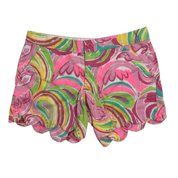 Lilly Pulitzer Buttercup Shorts All Nighter Pink Flamingo Women’s Size 0 - Picture 1 of 7